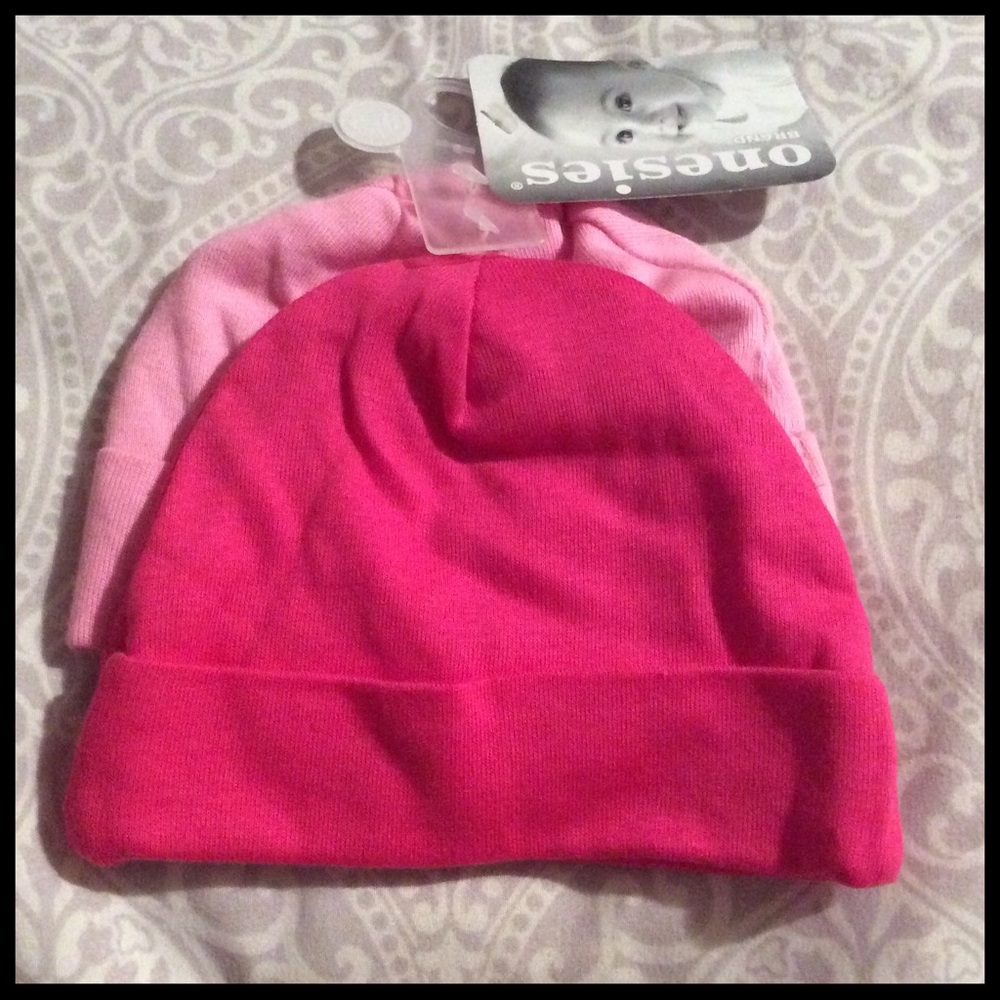 Gerber Onesie Baby Girl NB Hat’s